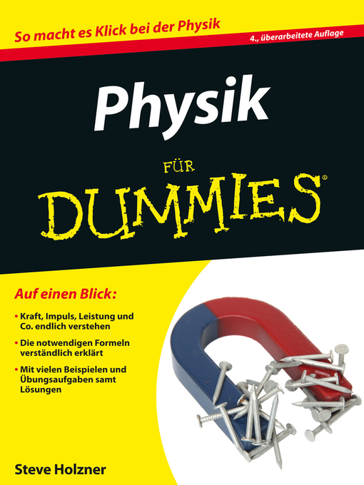 Title details for Physik für Dummies by Steven Holzner - Available